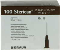 STERICAN-Kanuelen-Luer-Lok-0-45x25-mm-Gr-18-braun