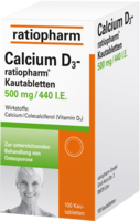 CALCIUM D3-ratiopharm Kautabletten